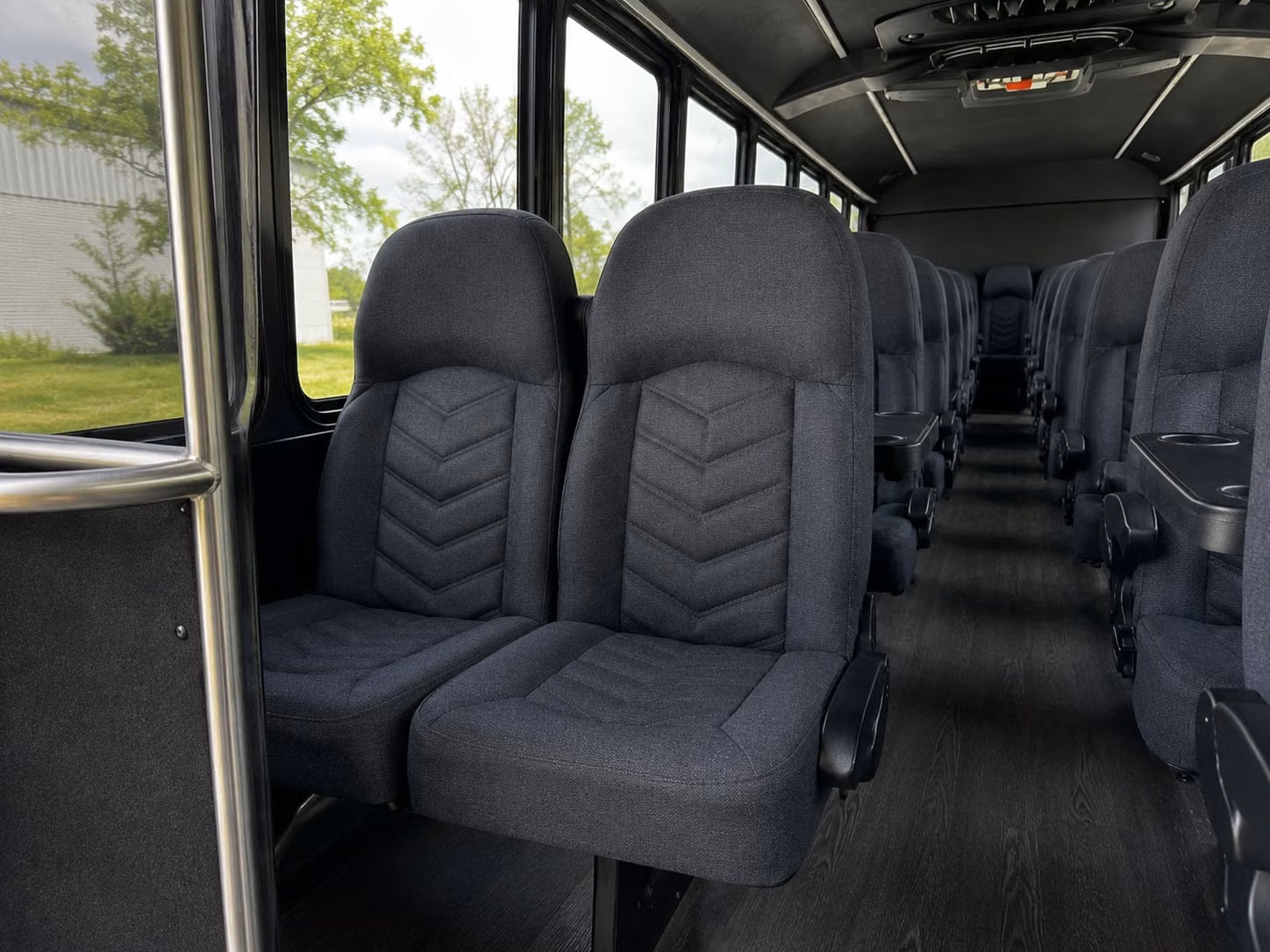 18 passenger minibus inside