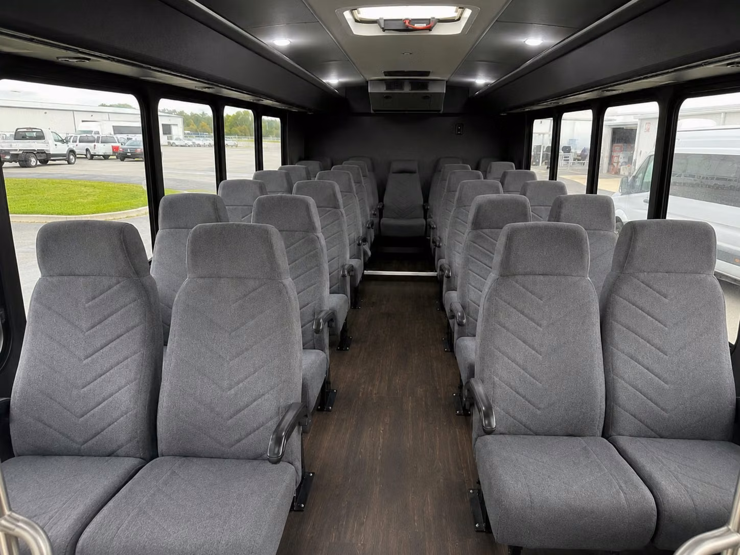 20 passenger minibus interior