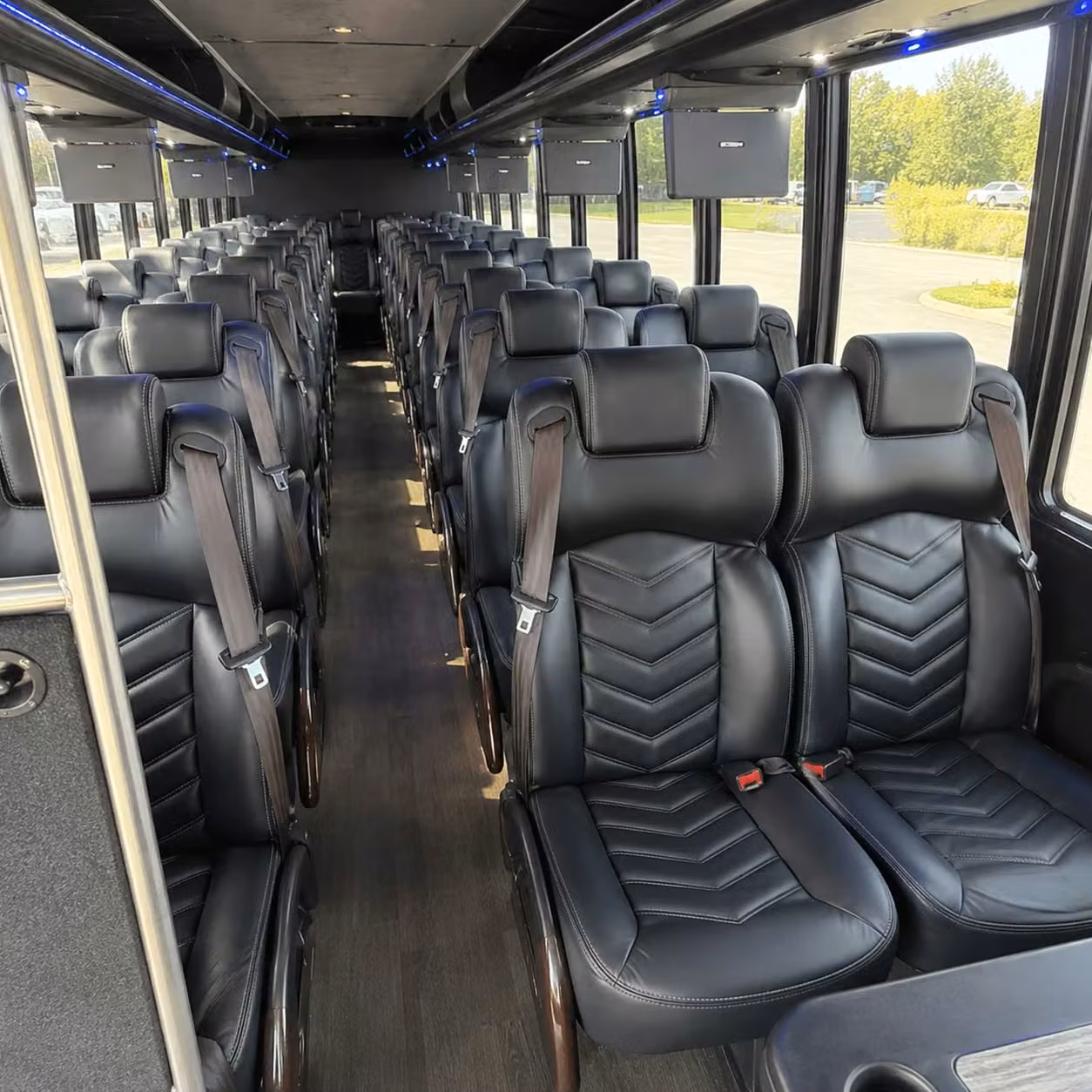 28 passenger minibus inside