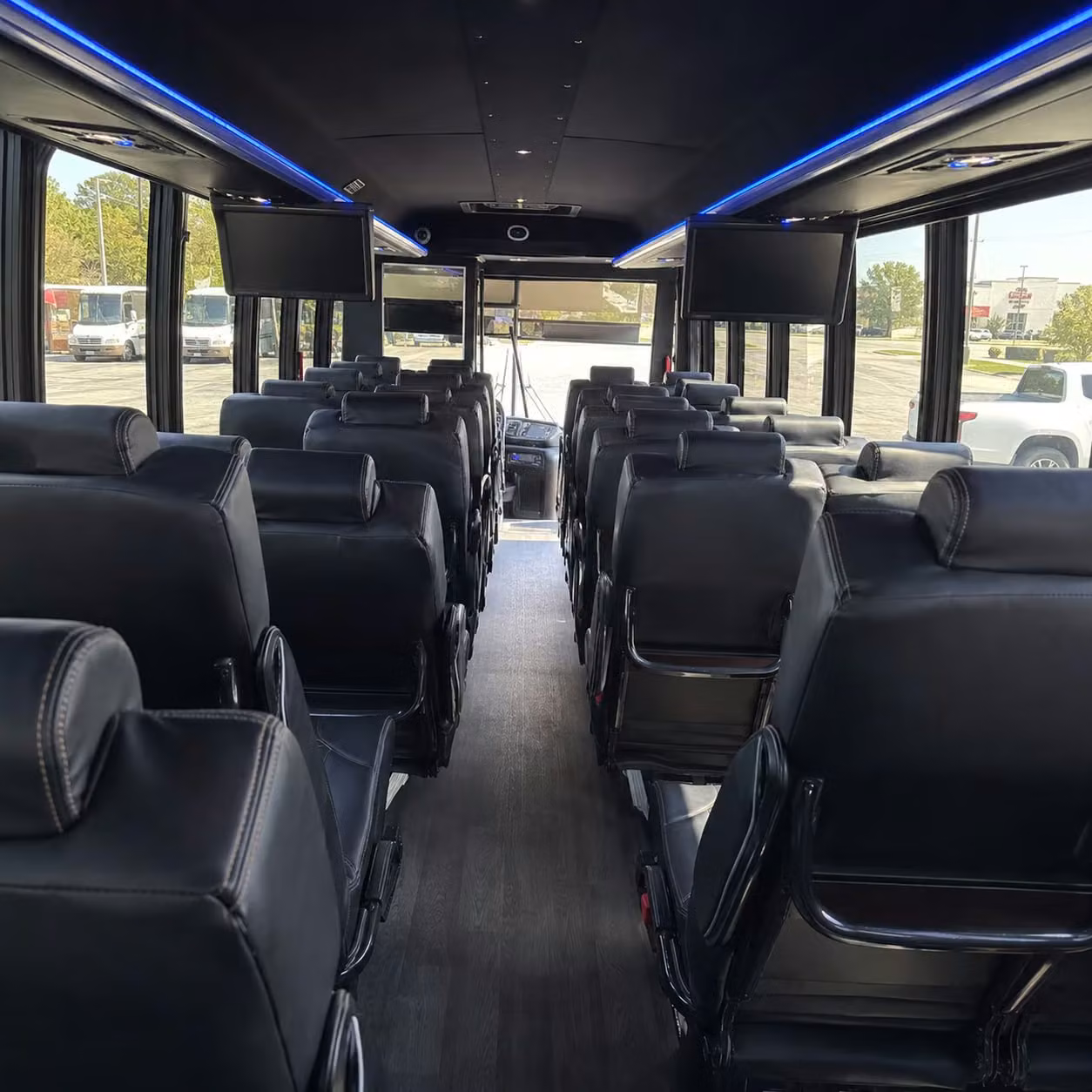 30 passenger minibus interior