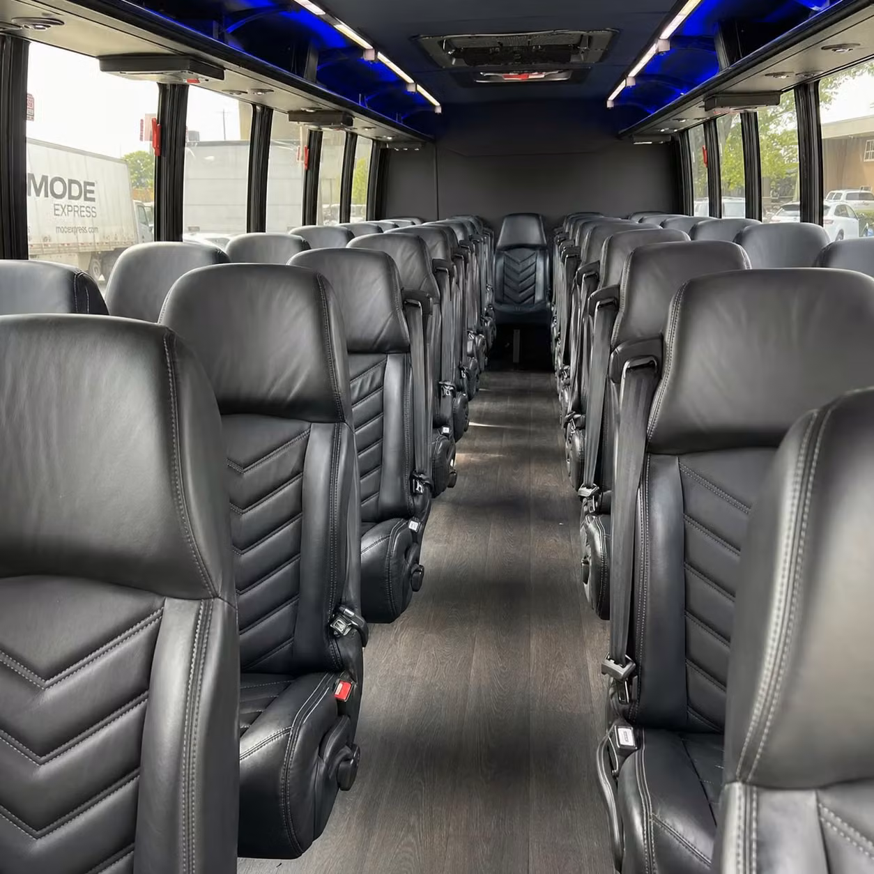 35 passenger minibus inside