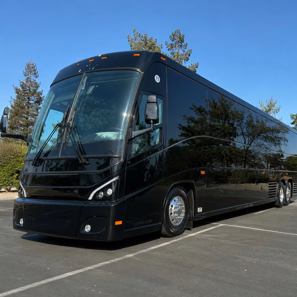 56 passenger charter bus