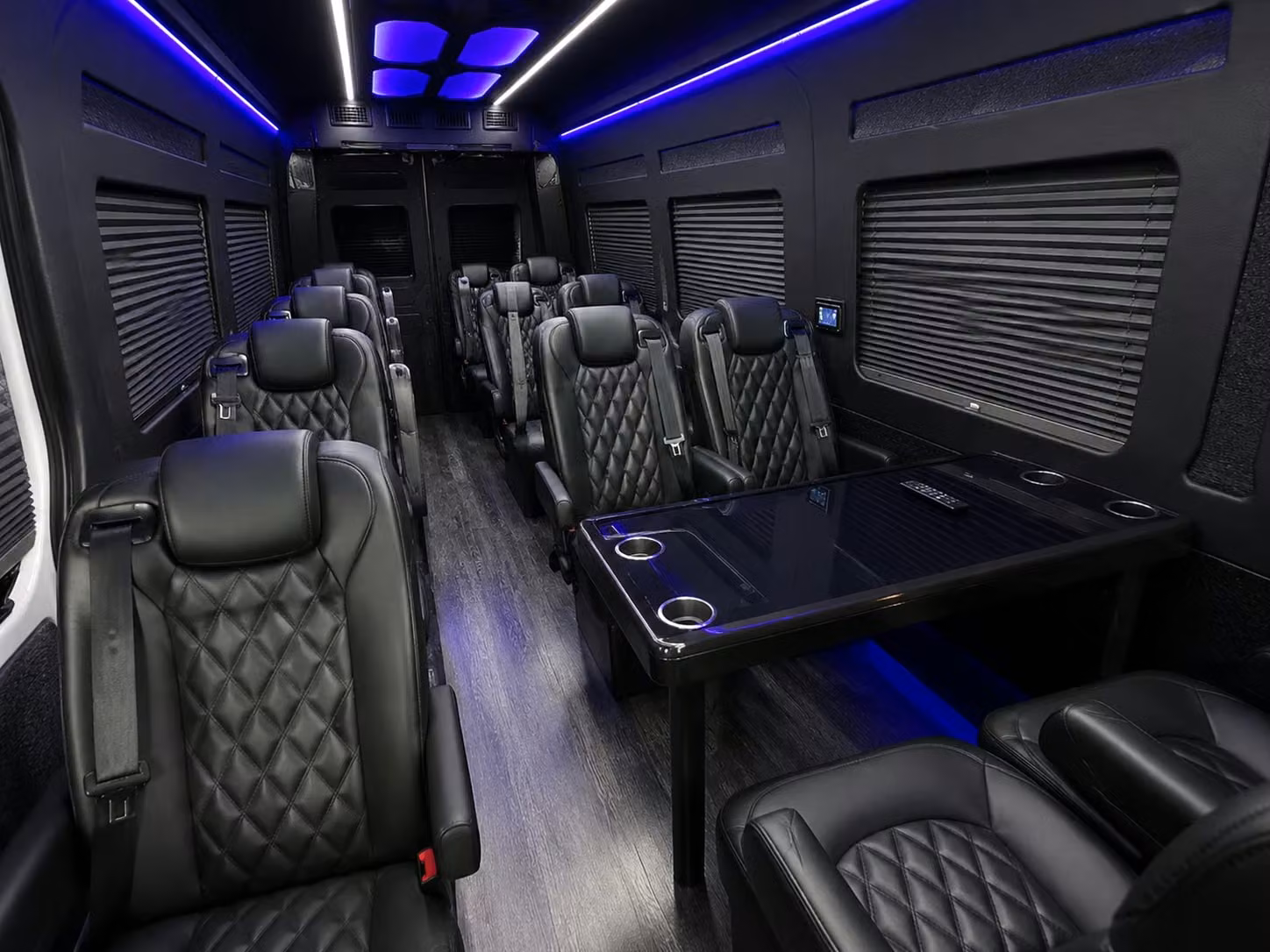 sprinter van with driver interior